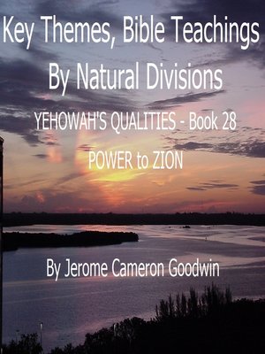 cover image of YEHOWAH'S QUALITIES--POWER to ZION--Book 28--KTBND